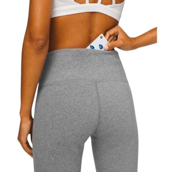 LULULEMON ATHLETICA Wunder Lounge Pant In Heathered Core Medium Grey Size 4 - Picture 5 of 7